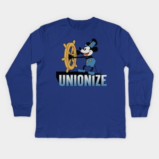 Steamboat Willie - Unionize Kids Long Sleeve T-Shirt